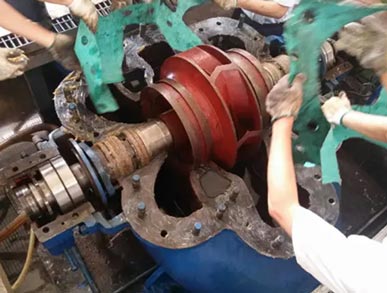 双吸泵故障检修图