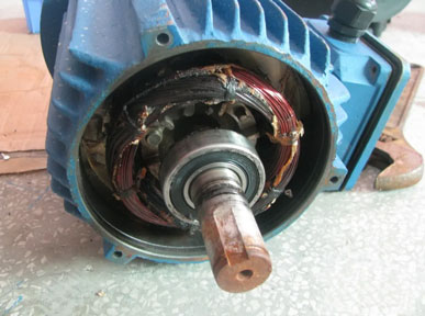 循环泵空转电机烧坏图