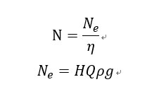 离心泵的有效功率图