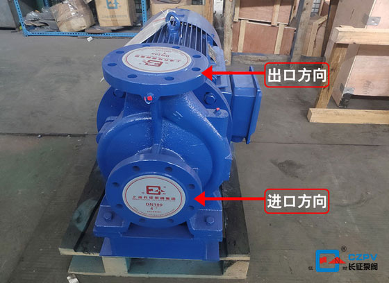 卧式循环泵进出口图