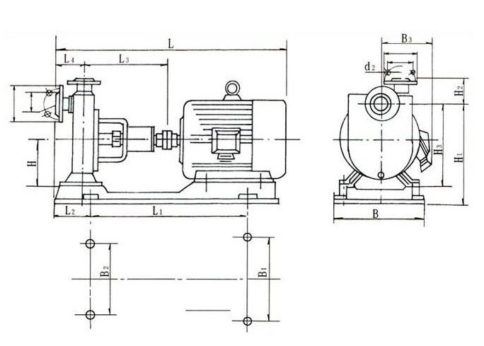 不锈钢自吸泵安装图