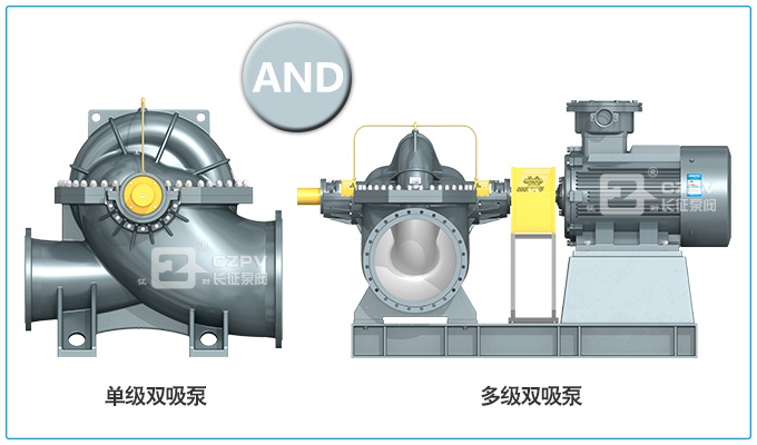 单级双吸泵和多级双吸泵图片