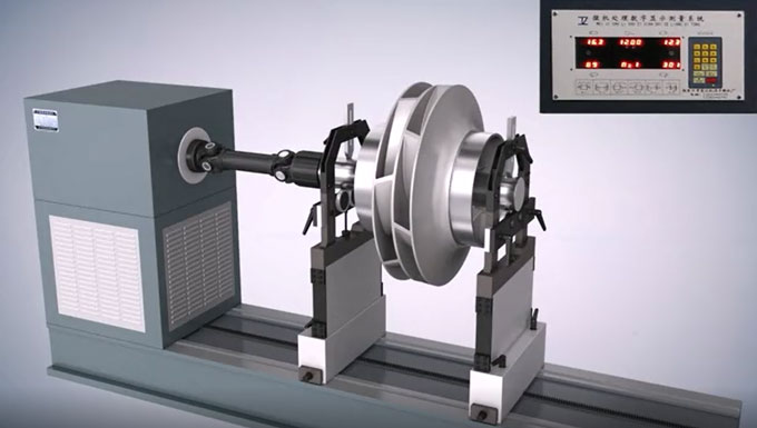 水泵叶轮动平衡检测图