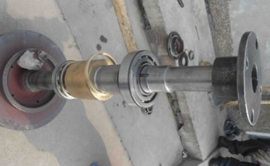 循环水泵轴承损坏图片