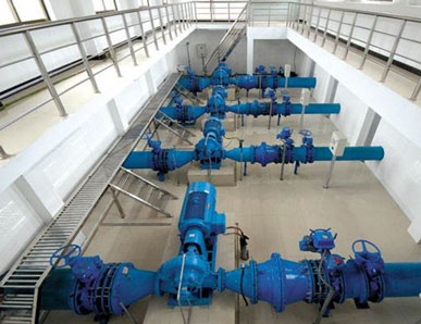 单级双吸离心泵出口管道图