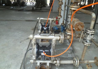 气动双隔膜泵应用实例图片