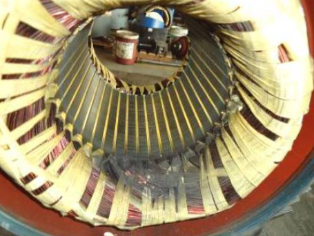 循环泵电机绕组烧毁图片