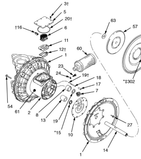 气动隔膜泵分解图