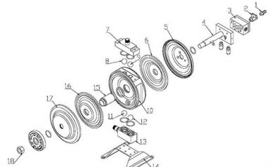 气动双隔膜泵拆装图