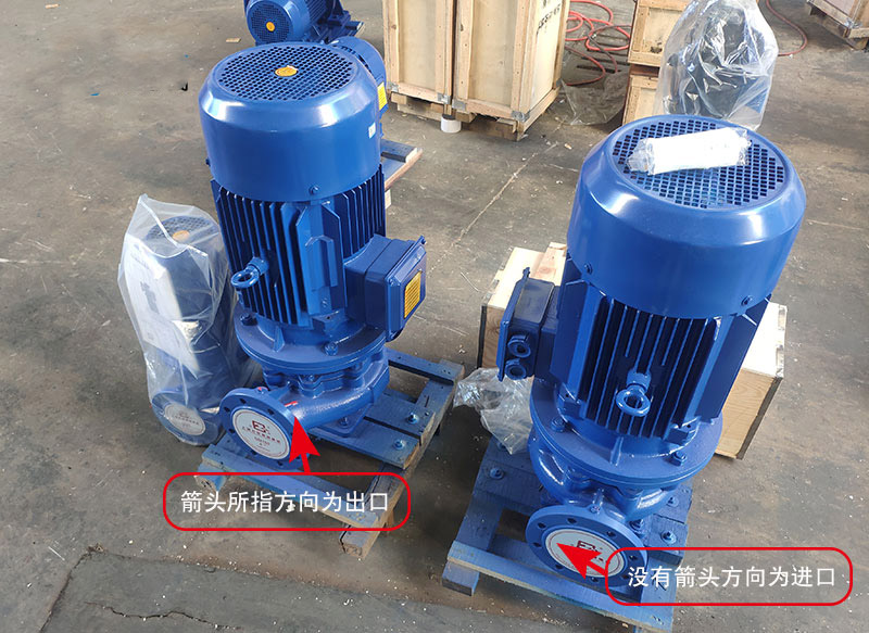 立式循环泵进出口图