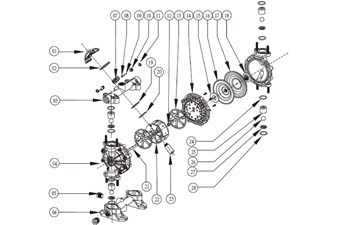 气动隔膜泵配件图
