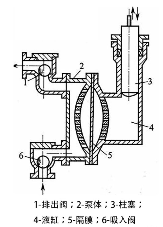 隔膜泵结构图片