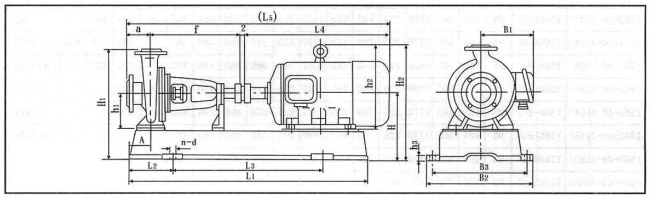 卧式清水离心泵的安装图片