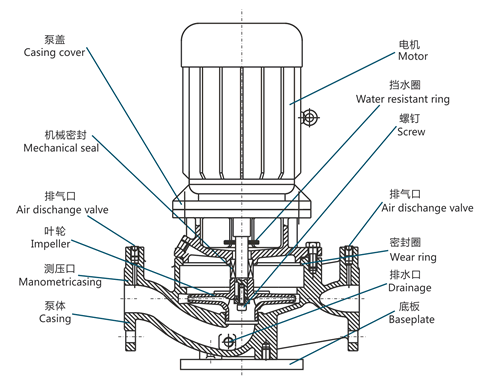 立式离心泵的结构图片
