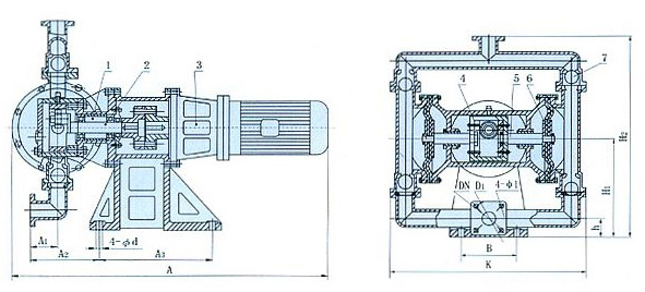 电动隔膜泵的工作原理图片