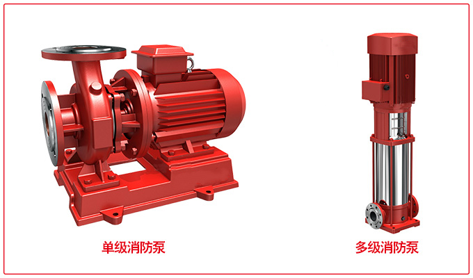 单级消防泵和多级消防泵图片